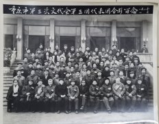 重庆市第三次文代会第三团代表合影